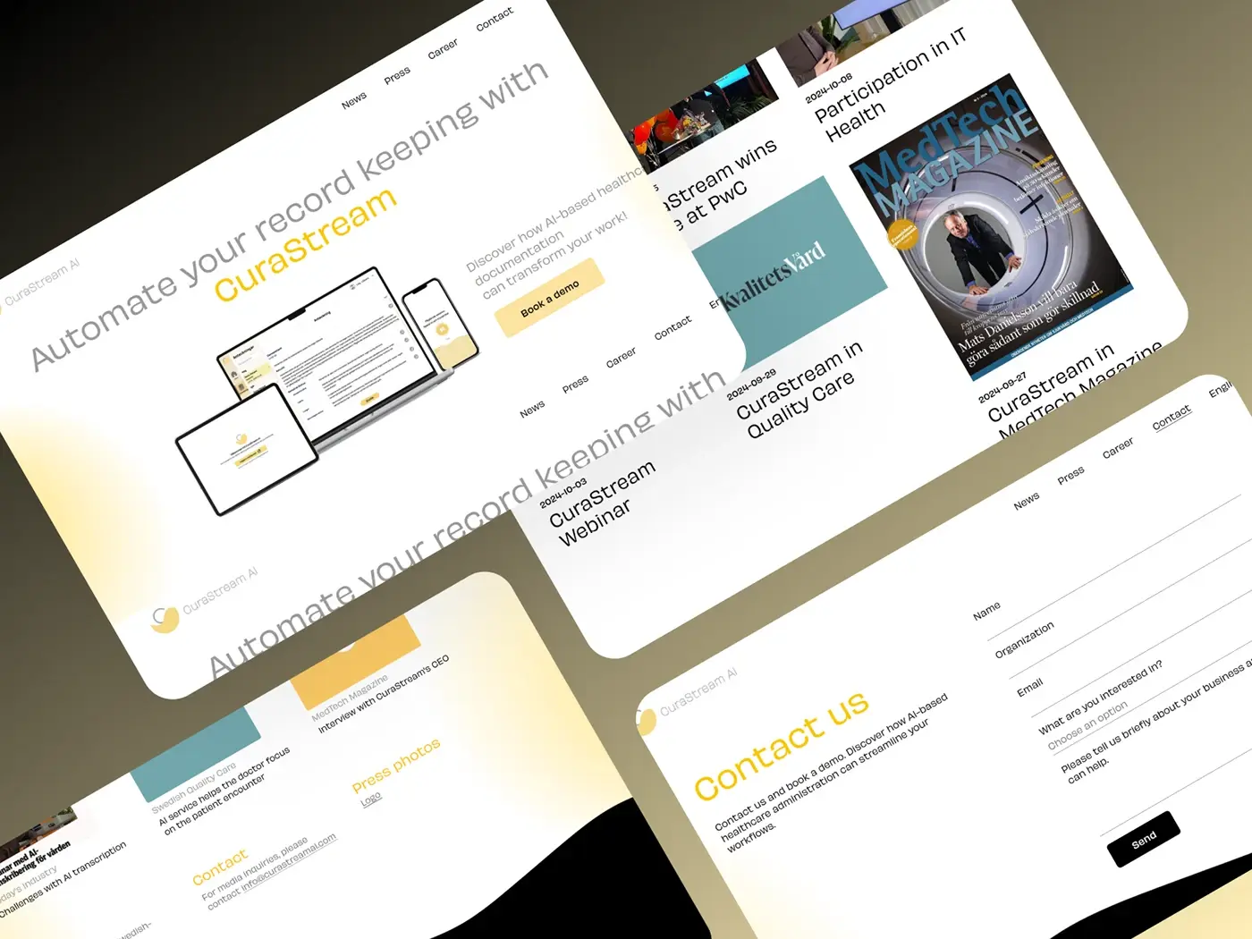 CuraStream AI - AI solutions to streamline medical workflows